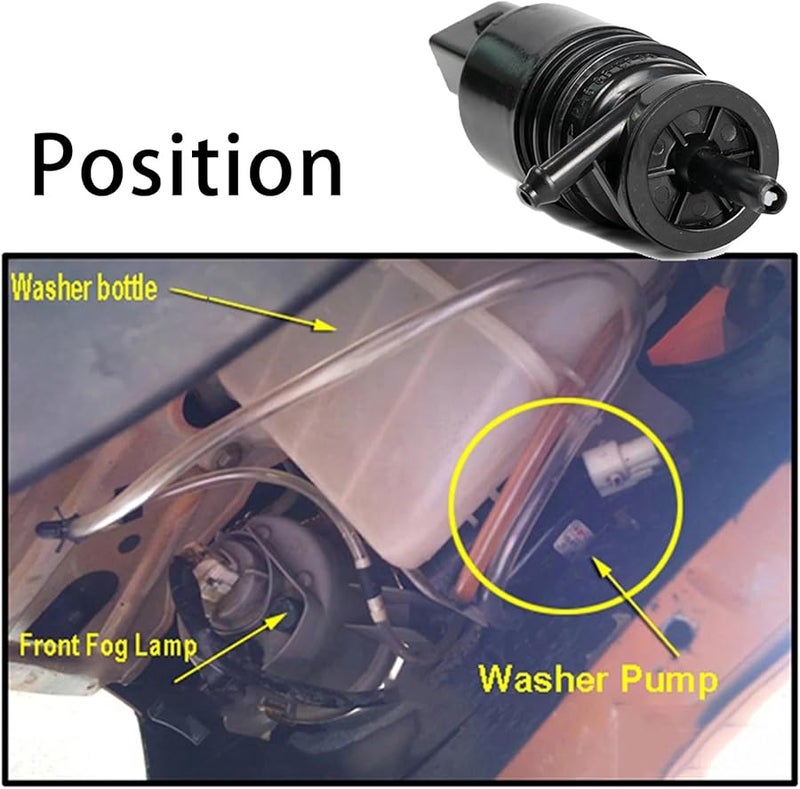 Front Windscreen Wiper Washer Pump Motor For BMW 1 3 5 6 7 Series M3 M5 M6 E90 F30 - Image 4